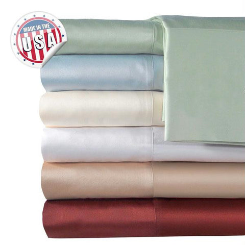 500TC SOLID PILLOWCASE PAIR - SAGE