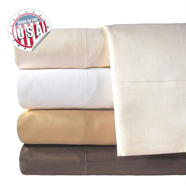 800TC SOLID PILLOWCASE PAIR - IVORY