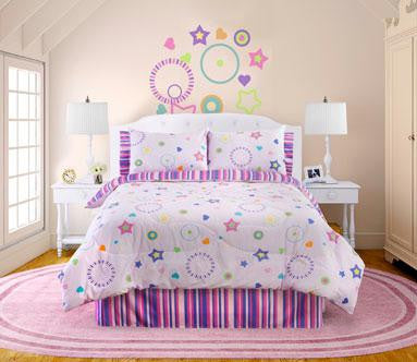 STAR DANCE SHEET SET - PINK MULTI