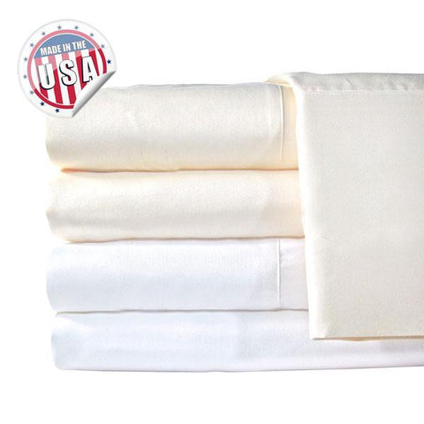 1200TC SOLID PILLOWCASE PAIR - IVORY