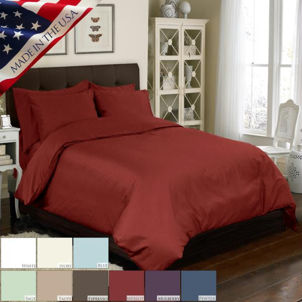 6 PC DUVET SET 300TC DUVET SET - SAGE