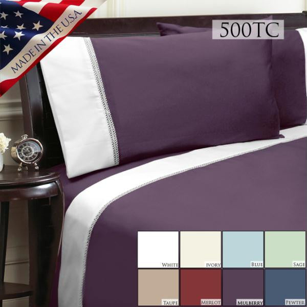 DUET 500TC SHEET SET - TAUPE