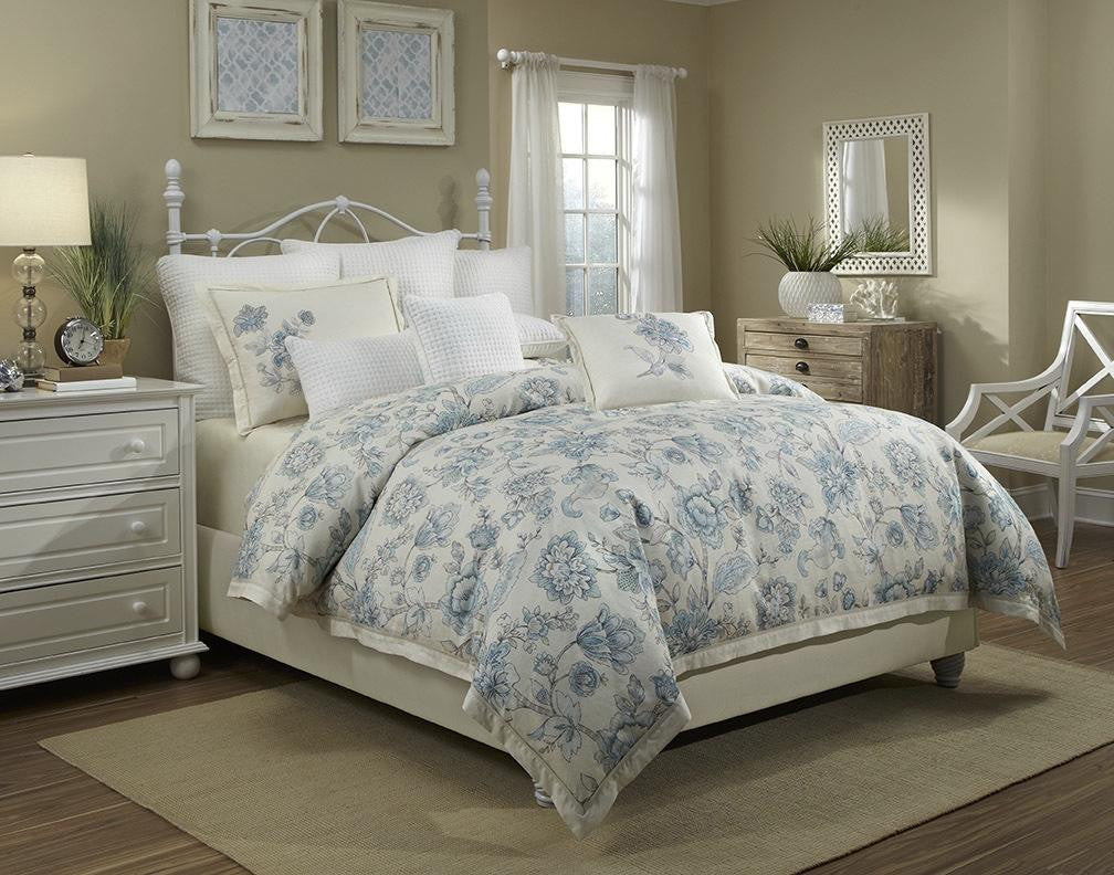 BELLEVUE DUVET SET - BLUE