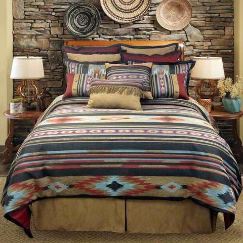 SANTA FE COMFORTER SET - RUST