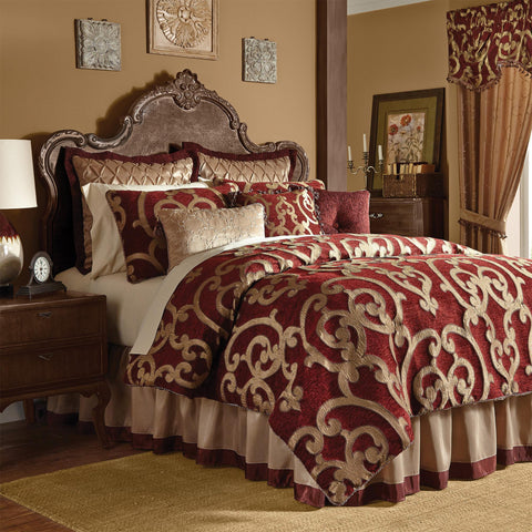 CORSICA COMFORTER SET - RED