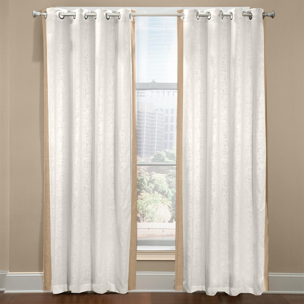 CENTRAL PARK TAILORED VALANCE - PEARL