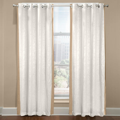 CENTRAL PARK TAILORED VALANCE - PEARL